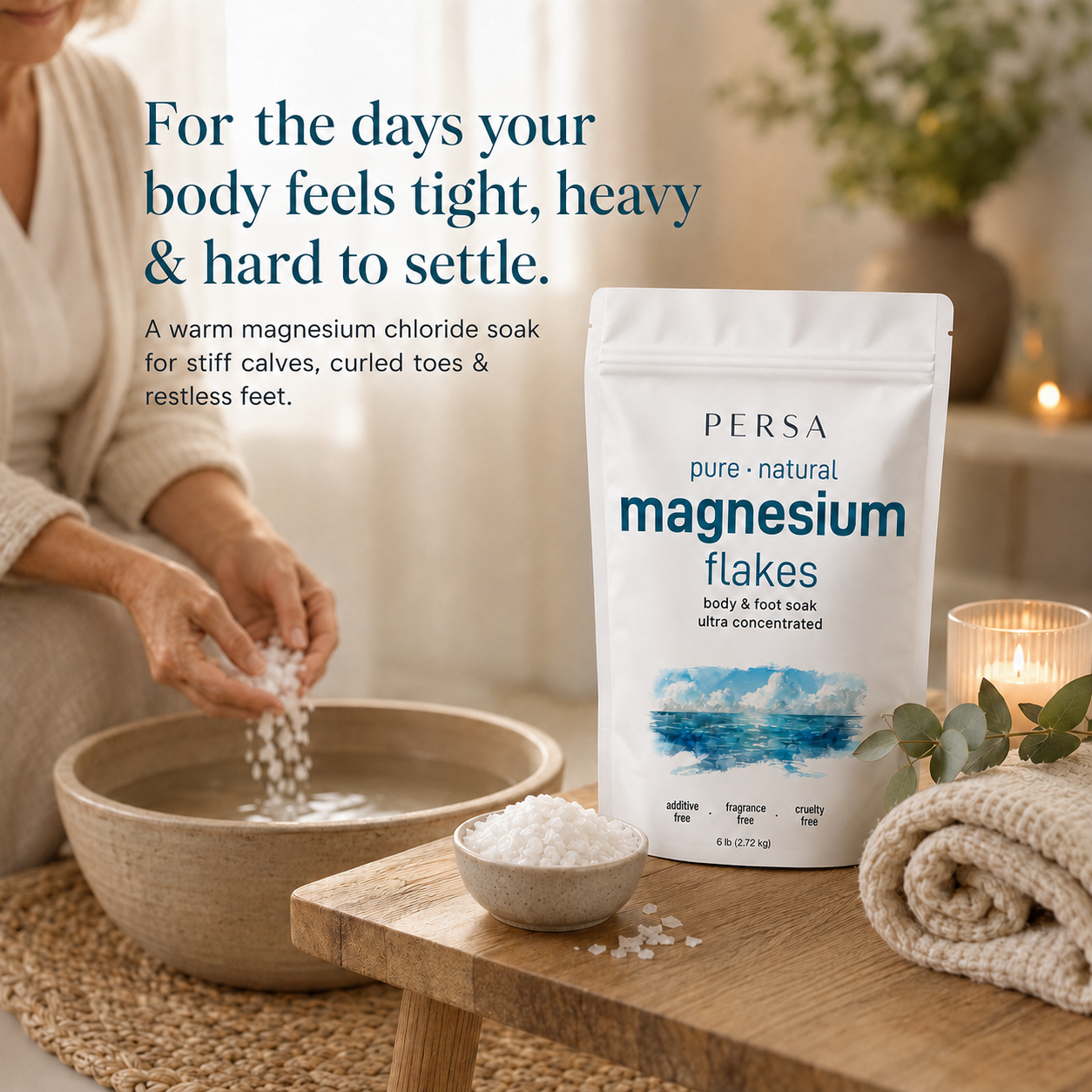 92% Reported Better Body Control With Magnesium Flakes